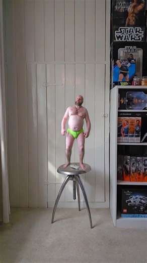 Vinny on Instagram: "Huh, I wonder what this remote control does! From changing clothes to changing shape and even shrinking! 😅🌈🧸🐾🩲 #bear #shapeshifter #shrinking"