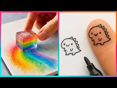 Easy Art TIPS & HACKS That Work Extremely Well ▶ 17