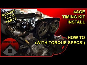 4AGE Engine Timing Belt Replacement With Torque Specs + More!