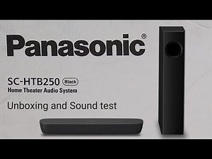 Panasonic SC-HTB250GWK: Unboxing and Soundtest