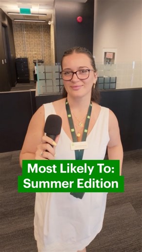 11K views · 57 reactions | We played “Most likely to: summer edition” with our TD team. Watch as they call out their coworkers' warm-weather habits. ☀️ | TD | Facebook