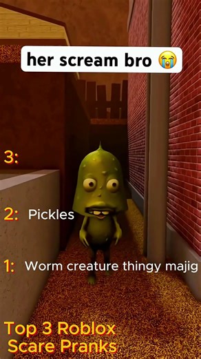 Top 3 Roblox Scare Pranks #roblox #robloxshorts