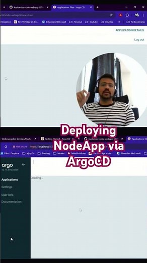 Deploying a NodeApp via ArgoCD | Application Creation and configuration with example #gitops #argocd