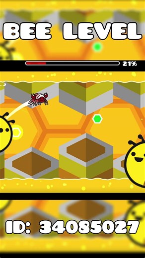 Interesting Bee Level #geometrydash #gaming #gdupdate