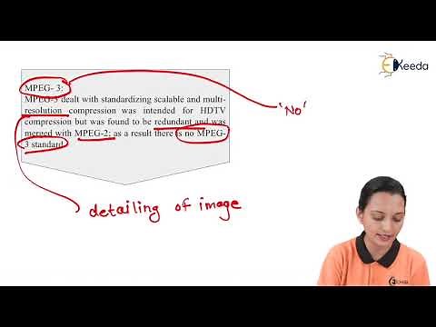 Types of MPEG Standards - Video and Audio Compression - Data Compression and Encryption