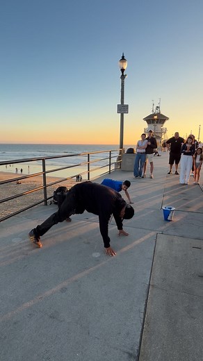 11-9-25 ~ Break Dance lesson at the Huntington Beach Pier. 😎 🌅 🌊🌴🌴🚩Shop HB Surf & Sunsets Gallery here: https://johnminarphotography.darkroom.com/collections/surf-sunsets . . #HBSunsets #breakdance #HuntingtonBeachPier#CaliforniaSunset #SoCalVibes #GoldenHour #SurfCityUSA #PacificCoast #BeachVibes #OceanWaves #SunsetMagic #VisitCalifornia #CoastalViews #SunsetLovers #PierView #BeachPhotography #CaliforniaDreaming #EveningGlow #OceanHorizon #SunsetVibes #WestCoastSunset #johnminarphotograph