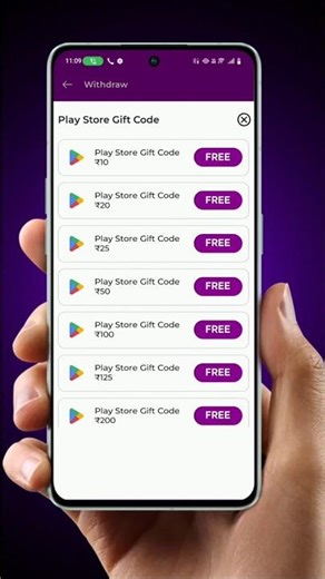 Free ₹10,₹30,₹80,₹100 Google Play Redeem Code For Play Store | Free Redeem Code App 2026 #shorts