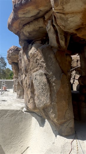 15K views · 420 reactions | Turn heads with the artistry of MATRIX CONCRETE ARTISANS INC. We specialize in creating artificial rock features that elevate both homes and businesses. Whether it’s a dramatic poolside rock formation or a bold commercial centerpiece, our durable, custom designs bring nature’s rugged charm to life. | Matrix Concrete Artisans Inc | Facebook