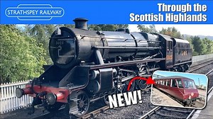 🏴󠁧󠁢󠁳󠁣󠁴󠁿 Visiting the Strathspey Railway - Steam Train through the Scottish Highlands Come along with me as we take a railway journey through the Scottish Highlands. We travel on the iconic Strathspey Railway from Aviemore to Boat of Garten and then on to Broomhill. This is a steam locomotive hauled service that takes passengers on a scenic journey through the heart of the Cairngorms national park in the centre of Scotland. Today we're being hauled by steam locomotive number 5025, a Black 