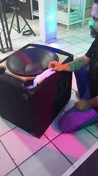 Sound test of an 18” 1500W RMS speaker | Powerful bass Model: Y181905 #speaker #test #bass #woofer