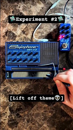 Experimenting with the Stylophone Gen X-2 #synth #synthesizer #sounddesign #edm #edmmusic #alien