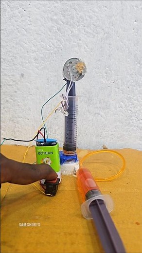 Dc motor lifting Light experiment #dcmotor #experiment
