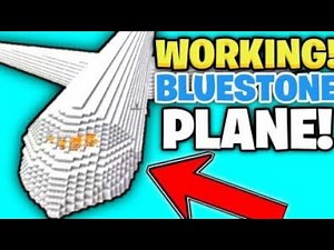 ✔ Multicraft - HOW TO MAKE A WORKING PLANE IN Multicraft AND MORE+ (Bluestone) XREALM 🐼