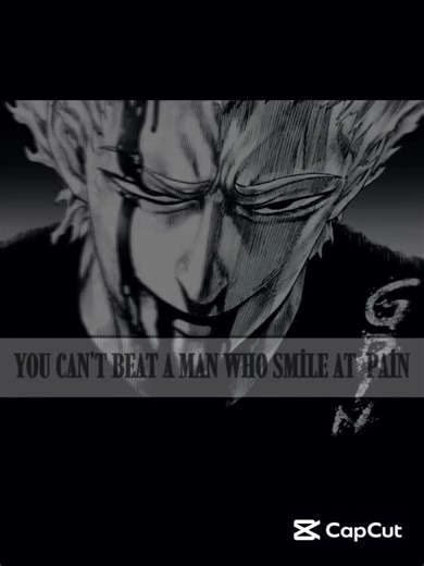 You can't beat a man who can smile at pain🔥 / Garou edits | @monster_garo #garou #onepunchman #opm #manga #anime