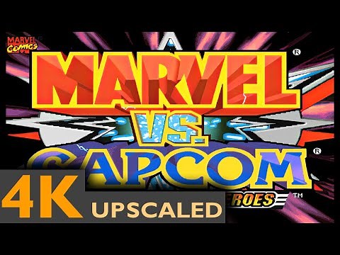 Marvel vs. Capcom - Intro - AI Upscaled [4K] [HD]