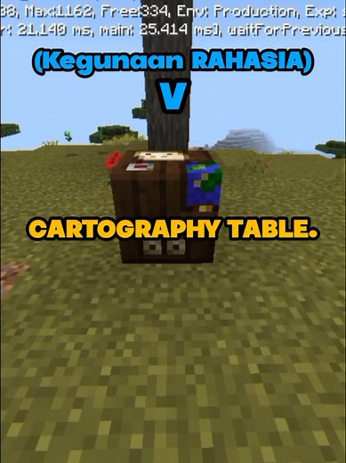 Cara Menggunakan Cartography Table di Minecraft