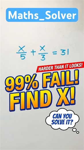 Can You Solve This? || Linear Equations|| #maths #mathstricks #linearequations #studyhacks