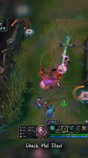 보호막 탑 코그모 vs 탈진 일라오이 #leagueoflegends