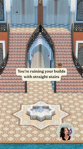 Improve Your Sims 4 Builds with This Staircase Layout