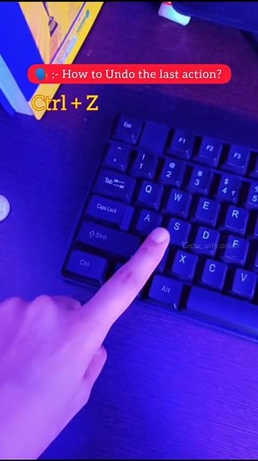 Ctrl + Z = Undo... #computer #shorts