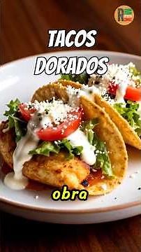 Crispy and Perfect Tacos Dorados! 🌮 The Mexican Recipe Everyone Loves