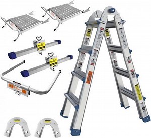 Renovator Transforma ladder - Telescopisch (9x8) - Werkhoogte 5.75m | bol