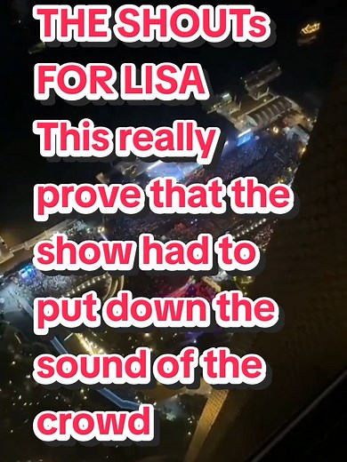THE SHOUT FOR LISA FROM 45 FLOOR #ICONSIAM #AmazingThailandCountdown2025 #COUNTDOWNatICONSIAM #LISAxICONSIAM #LISAxICONSIAMCountdown2025 #lisaxrockstar #lisamanoban #lalisamanoban #lisaglobalitgirl #lisaqueenofkpop #explor #foryou #foryoupage ##teamwork #foryou #foryoupage # #fyyyyyyyyyyyyyyyy #kpopfyp #bp #floptok #foryou #teamwork