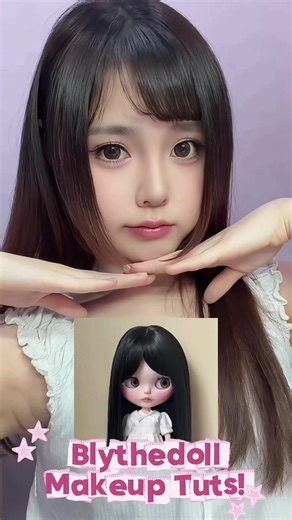 Stunning Blythe Doll Makeup Tutorial