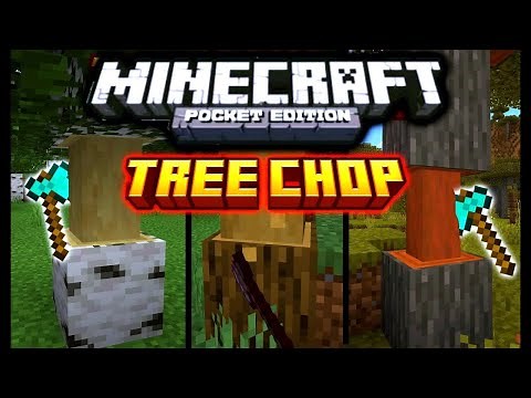 TREE CHOP-CAPITATOR ADDON para MINECRAFT PE 1.21 | Best Addon For Minecraft PE 1.21.44
