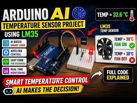 Arduino Temperature Sensor (LM35) | Read Temperature & Display on Serial Monitor