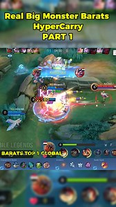 Real Big Monster Barats HyperCarry BARATS PART 1 #barats #MobileLegendsBangBang #MBLBB | Main Hanabi