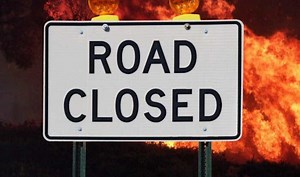 Out-of-control fire in Marion re-routes students, closes road, prompts I-75 warning