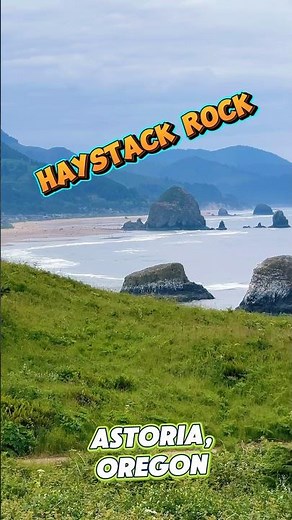 Haystack Rock and Tidepools at Cannon Beach, Oregon #fyp #shorts #short #oregon #beach #travel