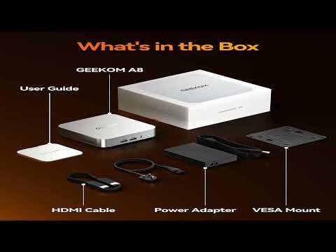 Best Deal: GEEKOM A8 Mini PC with AMD Ryzen 7 8745HS (Beats 6800H), 16GB DDR5 RAM