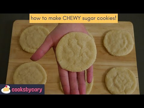 HOW TO MAKE CHEWY SUGAR COOKIES // How to make the BEST most delicious sugar cookies with ease!