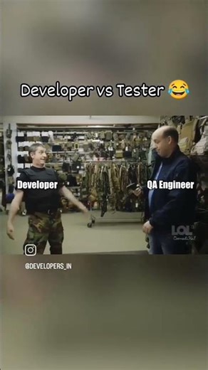 Developer Vs Tester
