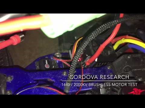 (Testing) My Cordova Research 1440 2000kv Motor