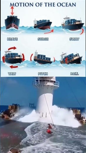 🌊 Ocean Motions: Six Degrees of Vessel Movement 🚢