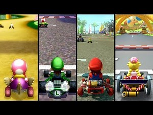 Evolution of Mushroom Tracks in Mario Kart (1996-2020)