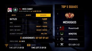 It's good to be back to another Weekly review! Have you managed to give a mention-worthy-performance? Let's find out together! If you ever find yourself under heavy fire with only a pickle at your disposal and an urgent need of thousands of headshots, ЗАРУБА is the man to call. His 68 thousand headshots are the top score on the server! The next shooter has a solid pack to cover his back. GLADIATORI deputy ☆W͆O͆L͆F͆☆ brings glory to the squad by scoring close to 79 thousand headshots! A Russian p