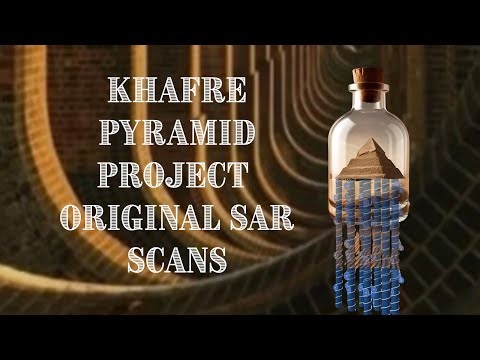 Original SAR scans of the Khafre pyramid scan project. The more we know, the more questions we have.