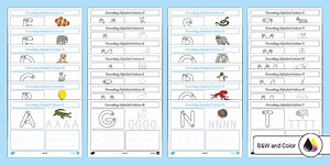 Prekindergarten Prewriting Alphabet Activity Pack