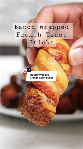Bacon Wrapped French Toast Sticks Recipe