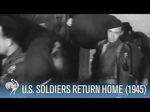 15,000 American Soldiers Return Home to New York (1945) | War Archives