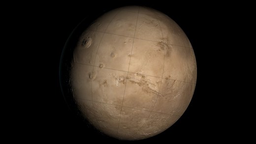 NASA Scientific Visualization Studio | GMM-3 Mars Gravity Map