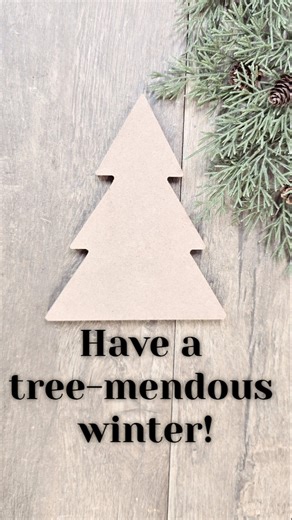 Winter Tree DIY Made Easy! ❄️