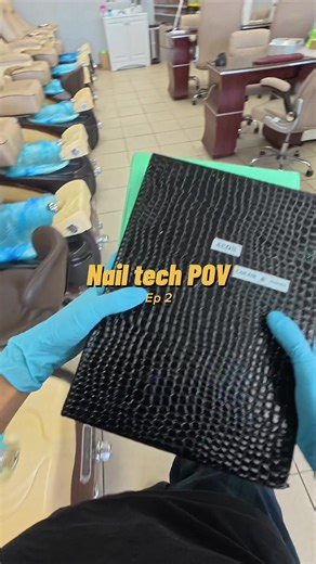 Nail tech POV 2 come do 3 clients with me today #nails #nail #chromenails #povnailtech #denver