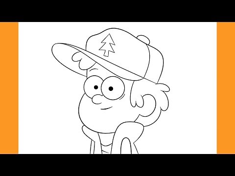 How to Draw DIPPER PINES | Gravity Falls