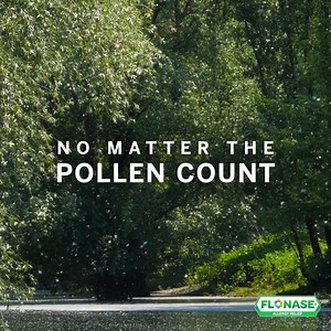 Rise & shine with FLONASE® Allergy Relief and #BEGREATER than allergies triggered by high pollen counts on warm, breezy mornings. | Flonase