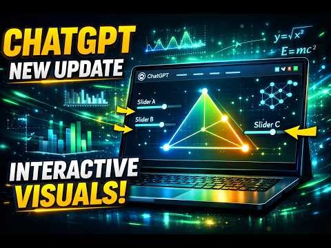 New ChatGPT Interactive Visuals Feature Explained (Game Changer)